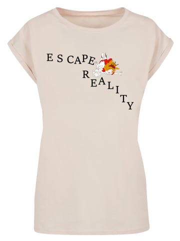 F4NT4STIC T-Shirt Alice im Wunderland Escape Reality Falling in Whitesand