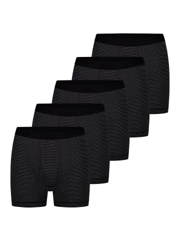 ESGE Retro Short / Pant Feinripp Ringel in Schwarz