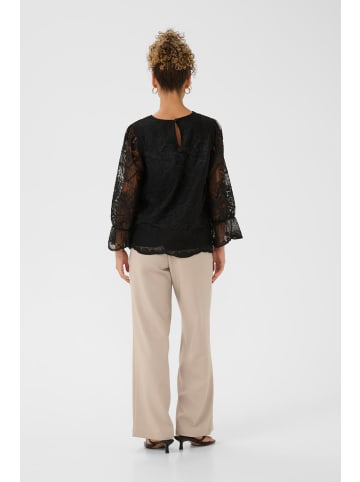 Cream Bluse langarm CRSanne Regular fit in Pitch Black