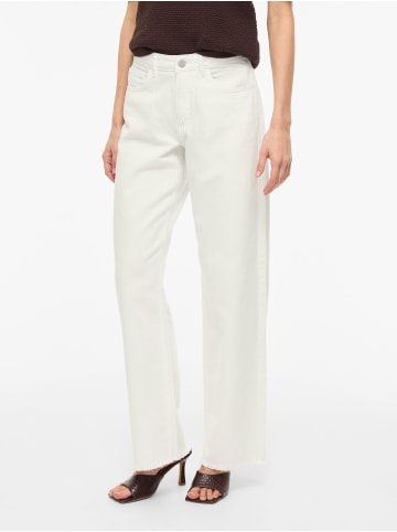 Vila Wide Fit Jeans in Snow White