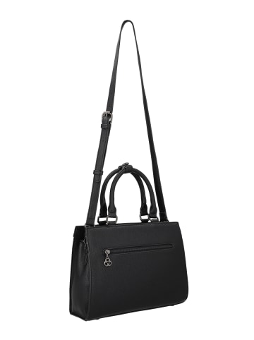faina Women Handbag in Black White Leo