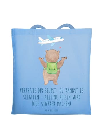 Mr. & Mrs. Panda Dokumententasche Alleine Reisen unternehmen mit... in Sky Blue