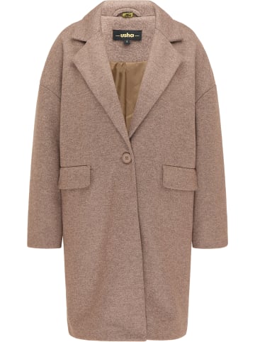 usha BLACK LABEL Damen Mantel in Taupe