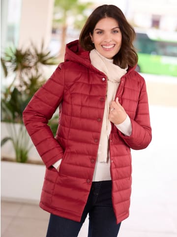 Sieh an! Steppjacke in dunkelrot