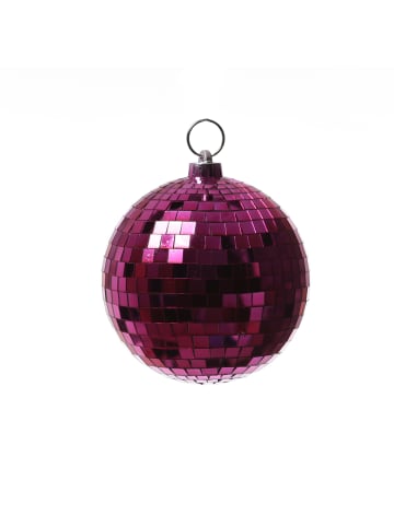 SATISFIRE Spiegelkugel Mirrorball Discokugel D: 15cm in pink