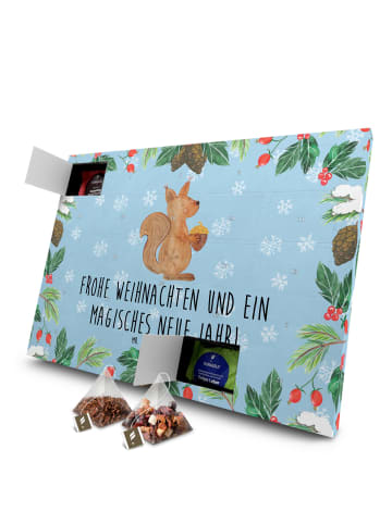 Mr. & Mrs. Panda Tee Adventskalender Eichhörnchen Weihnachten mi... in Eisblau