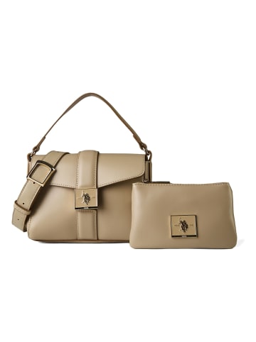 U.S. Polo Assn. Margaret Schultertasche 20 cm light camel