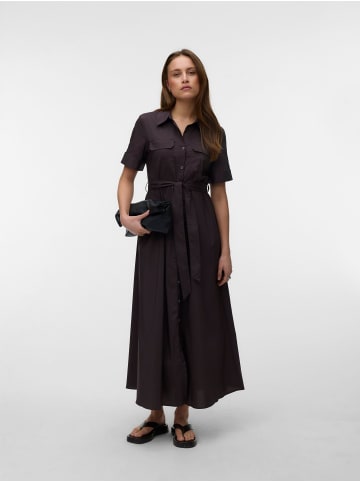 Vero Moda Hemdblusenkleid in Chocolate Torte