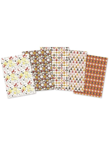 Buntpapierfabrik Ludwig Bähr Fotokarton Wintertime 300g/qm 49,5x68 Packung mit 10 Bogen 5 Motive ...