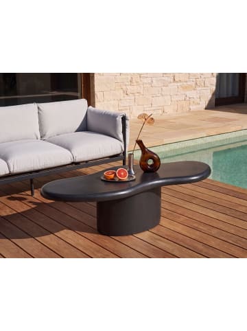 Beliani Couchtisch CONZA in Schwarz - (W) 120 x (H) 34 x (L) 57 cm
