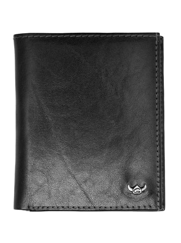 Golden Head Colorado Geldbörse RFID Schutz Leder 10 cm schwarz