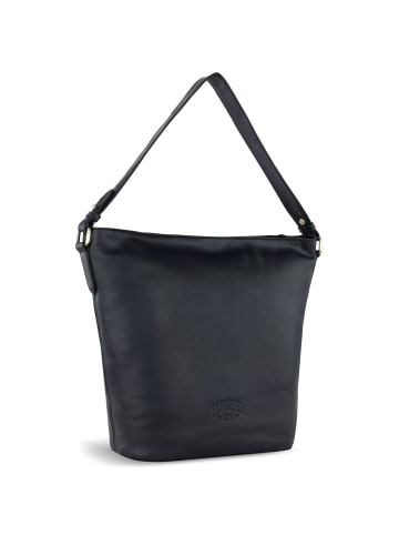 KLONDIKE 1896 Rush Samanta Schultertasche Leder 27 cm in schwarz