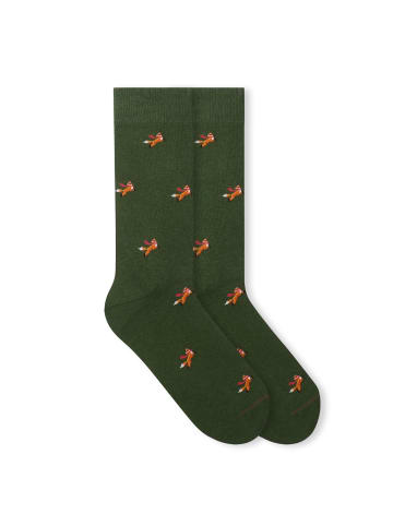 von Jungfeld Signature Icons mit Weihnachtsmotiven in Fox Xmas Dark Green