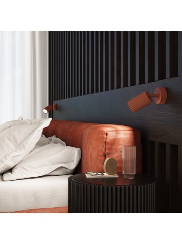 Licht-Erlebnisse Spot Strahler (B)8 x (H)8 cm in Ockerrot