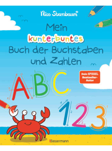 Bassermann Verlag Buch - Mein kunterbuntes Buch der Buchstaben und Zahlen. Spielerisch das Alphab