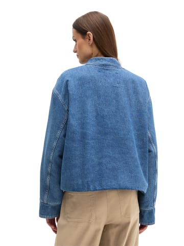 Marc O'Polo Wattierter Jeansblouson regular in Bright Blue