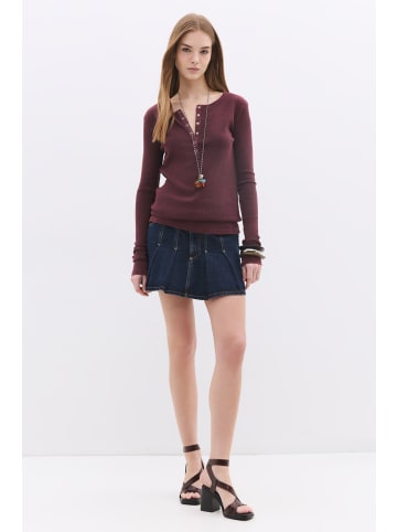 NO MATTER WHAT Blouse in Bordeaux