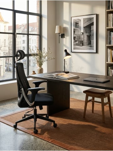 KADIMA DESIGN Bürostuhl Mesh-Bezug Schreibtischstuhl bis 120 kg mit