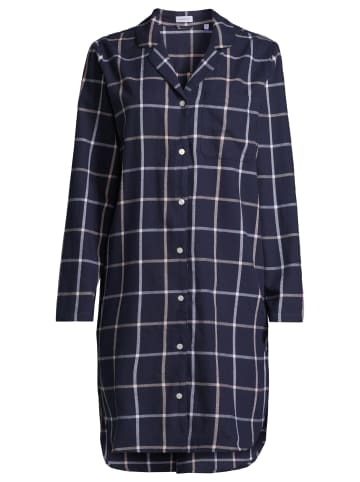 Seidensticker Nachthemd Classic Flanell in Navy