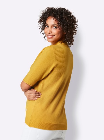 creation L Kaschmirpullover in ocker