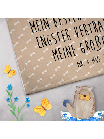 Mr. & Mrs. Panda Handtuch Hund Dame mit Spruch in Hundeglück