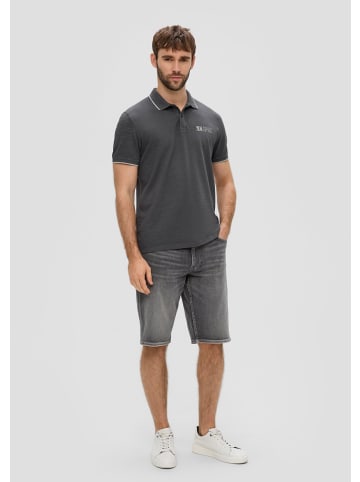 s.Oliver Polo-Shirt kurzarm in Grau