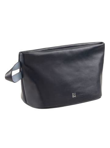 DuDu Fuerteventura Kosmetiktasche Leder 28 cm in navy