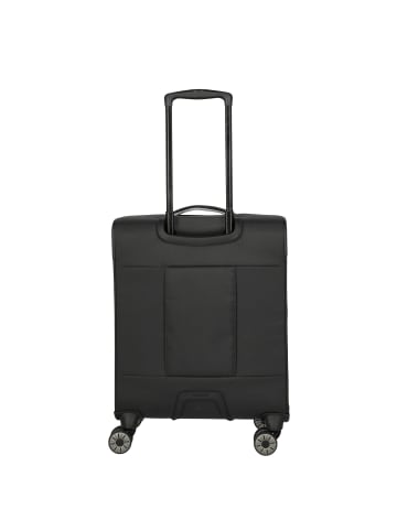travelite Jetpack Max 4 Rollen Kabinentrolley 55 cm in schwarz