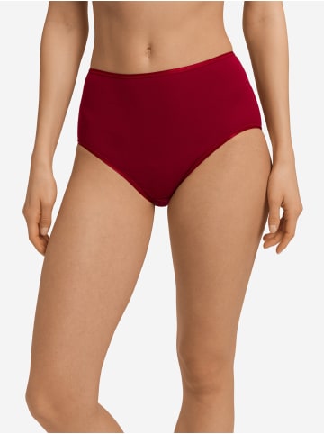 Hanro Maxi Slip Cotton Seamless in red dahlia