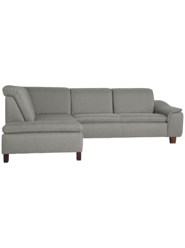 58 aufm Kessel ECKSOFA mit Ottomane links Kaylil Flachgewebe hellgrau