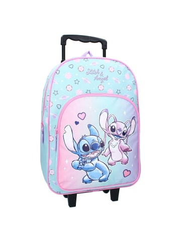 Lilo & Stitch Lilo & Stitch Kinder Trolley Rucksack Perfekt Schule, in Hellblau