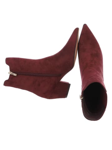 Ital-Design High Heel in Weinrot
