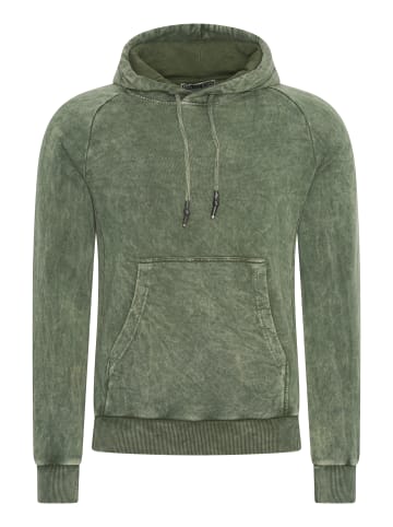 Rusty Neal Verwaschener Kapuzenpullover in Khaki