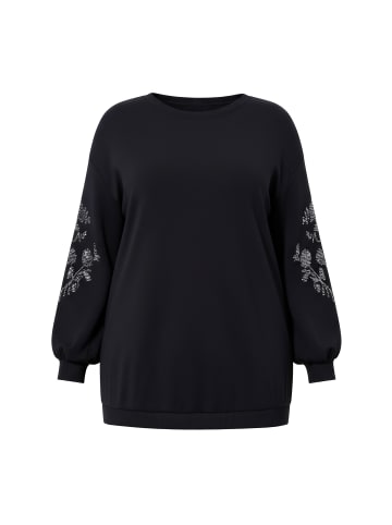MIAMODA Sweatshirt in schwarz