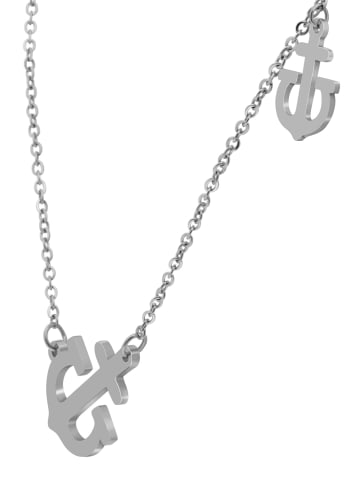 Adeliás Damen Halskette mit Anhänger – aus Edelstahl in silber