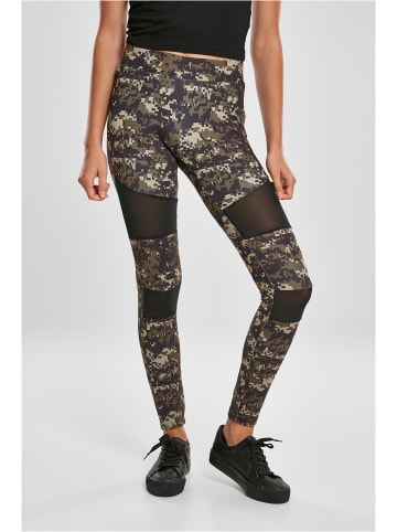 Urban Classics Leggings in wood digital camo