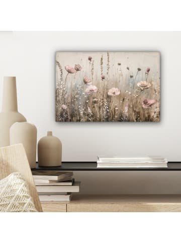 MuchoWow Leinwand bilder Blumenfeld (BxH)