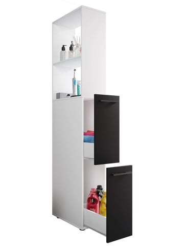 ebuy24 Badschrank SadiloXL Weiß 25 x 50 cm