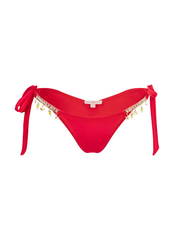 Moda Minx Bikini Hose Seychelles Tie Side Brazilian in rot