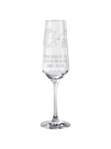 Mr. & Mrs. Panda dekorglas Igel Grillen mit Spruch in Transparent