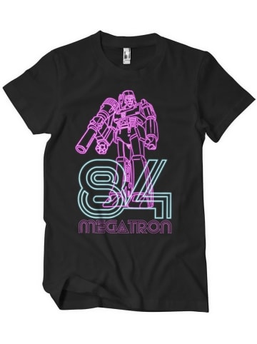 Transformers T-Shirt "Megatron 84 Neon Big Tall T-Shirt" in Schwarz