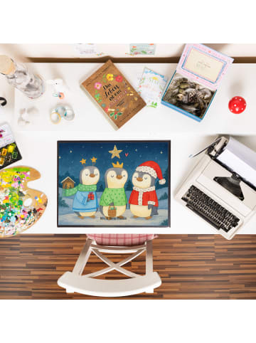 Mr. & Mrs. Panda schreibtischunterlage Winterzeit Heilige drei K... in Weiß