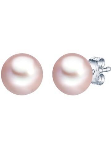 Valero Pearls Perlen-Ohrstecker aus Sterling Silber mit Süßwasser-Zuchtperle in flieder