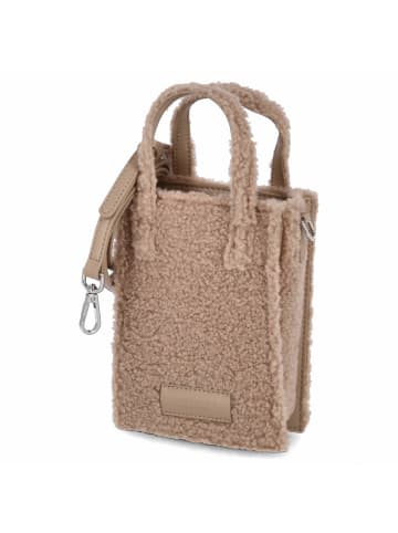 Seidenfelt Handtasche HELLVI in Beige