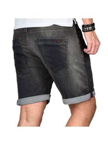 Alessandro Salvarini Jeansshorts Salvarini-Shorts-Multi4 in Dunkelgrau