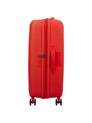 American Tourister Soundbox - 4-Rollen-Trolley 67 cm erw. (gelb) in neon orange