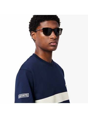 Lacoste Rundhals T-Shirt für Herren in marineblau