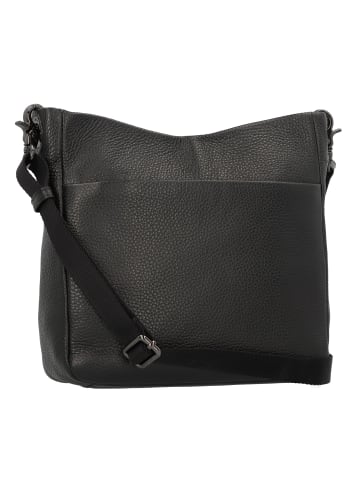 Mandarina Duck Mellow Leather Umhängetasche Leder 30 cm nero