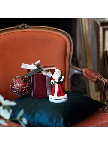 Villeroy & Boch Spieluhr Santa Nostalgic Melody in 9 x 9 x 15 in rot