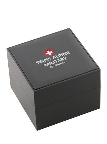 Swiss Alpine Military by Grovana Analoguhr für Herren in silber